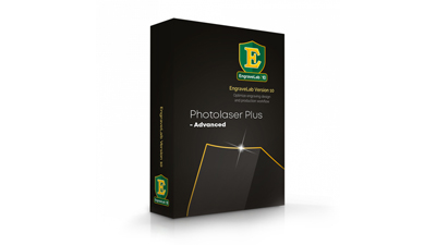 Perangkat lunak PhotoLaser Plus dan sampel foto yang diukir